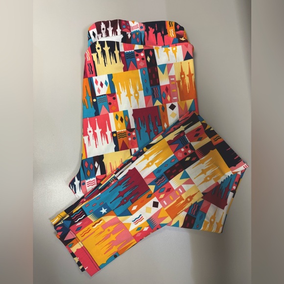 Lularoe Disney Castle Leggings - Picture 2 of 4
